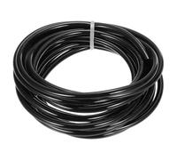 PATIKIL Pneumatic Tubing 1/4 OD 16.4ft, 6mm OD 4mm ID PU Air Line Pipe Tube for Air Compressor Fitting or Fluid Transfer,Black