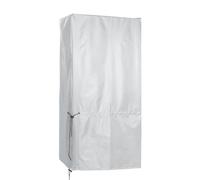 PATIKIL Podium Cover, 24.4" X16.5" X49" Lectern Protective Cover Table Oxford Pulpit Covers Thick Waterproof Durable with 2 Drawstring for Podium Stand Teacher Church Shelf, Silver