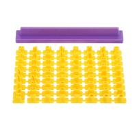 PATIKIL Polymer Clay Letter Stamps, 72pcs Alphabet Clay Stamps Number Cutters Reusable Patterns for Polymer Clay Christmas Earrings Jewelry Making DIY Craft