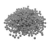 PATIKIL Pom Poms 0.4 Inch/1cm, 500 Pieces Small Pom Pom Balls Fuzzy Craft Pompoms for Crafts Arts DIY Decorations Crafting Supplies, Light Grey