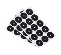 PATIKIL Pool Table Marker Dots, 3 Sheet/45Pcs Billiard Point Stickers Ball Position Locator for Billiards Practice, Black