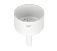 PATIKIL Porcelain Buchner Funnel, Buchner Filter Separatory Filtration Funnel for Laboratory, Experiments, White, OD. 100mm ID. 87mm