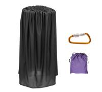 PATIKIL Portable Dressing Room, 3.94ft Length Instant Dressing Cover Up Changing Tent Privacy Shelters for Beach Boating Camping Competition, Black