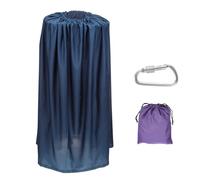 PATIKIL Portable Dressing Room, 4.27ft Length Instant Dressing Cover Up Changing Tent Privacy Shelters for Beach Boating Camping Competition, Dark Blue