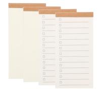 PATIKIL Portable Field Notes, 4 Pcs Small Notepads 50 Sheets Pocket Notebooks Memo Books to Do List Organizer Planner Daily for Work Office Journey, Planner/Blamk