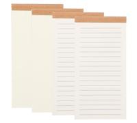 PATIKIL Portable Field Notes, 4 Pcs Small Notepads 50 Sheets Pocket Notebooks Memo Books to Do List Organizer Planner Daily for Work Office Journey, Lined/Blank