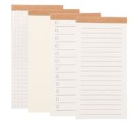 PATIKIL Portable Field Notes, 4 Pcs Small Notepads 50 Sheets Pocket Notebooks Memo Books to Do List Organizer Planner Daily for Work Office Journey