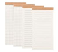 PATIKIL Portable Field Notes, 4 Pcs Small Notepads 50 Sheets Pocket Notebooks Memo Books to Do List Organizer Planner Daily for Work Office Journey, Lined/Grid