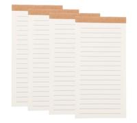 PATIKIL Portable Field Notes, 4 Pcs Small Notepads 50 Sheets Pocket Notebooks Memo Books to Do List Organizer Planner Daily for Work Office Journey, Lined