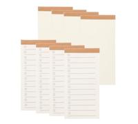 PATIKIL Portable Field Notes, 8 Pcs Small Notepads 50 Sheets Pocket Notebooks Memo Books to Do List Organizer Planner Daily for Work Office Journey, Planner/Blamk