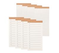 PATIKIL Portable Field Notes, 8 Pcs Small Notepads 50 Sheets Pocket Notebooks Memo Books to Do List Organizer Planner Daily for Work Office Journey, Planner/Grid