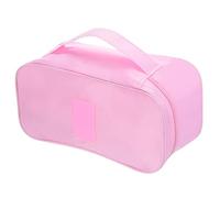 PATIKIL Portable Underwear Storage Bag, Waterproof Bra Toiletry Travel Organizer Pack Cube Cosmetic Bag, Pink