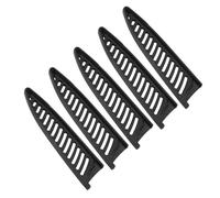 PATIKIL PP Safety Knife Cover Sleeves for 4" Ceramic Knife, 5 Pack Knives Edge Guard Blade Protector Universal Knife Sheath for Kitchen Chef Knife, Black