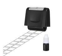 PATIKIL Practice Roller Stamp, Self Inking Square Rolling Stamps Sentence Strips Handwriting Practice for Teachers Classroom Office Home, Black
