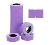 PATIKIL Pricing Labels, 10 Rolls 8000 Price Price Gun Labels Self-Adhesive Rectangular Puzzle Shape Marker Tag Stickers for Date Gun, Purple