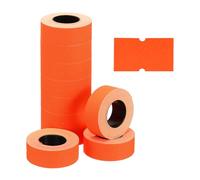 PATIKIL Pricing Labels, 10 Rolls 8000 Price Price Gun Labels Self-Adhesive Rectangular Puzzle Shape Marker Tag Stickers for Date Gun, Red