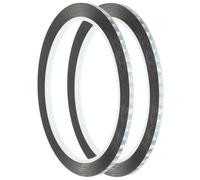 PATIKIL Prism Tape 0.12 Inch x 55 Yards, 2 Pack Holographic Metalized Reflective Self Adhesive for DIY Art Craft Wrapping Wall Decoration, Silver Tone