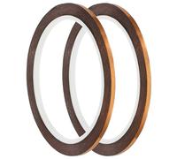 PATIKIL Prism Tape 0.12 Inch x 55 Yards, 2 Pack Holographic Metalized Reflective Self Adhesive for DIY Art Craft Wrapping Wall Decoration, Rose Gold