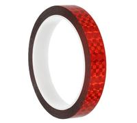 PATIKIL Prism Tape 0.6 Inch x 55 Yards, 1 Pack Holographic Metalized Reflective Self Adhesive for DIY Art Craft Wrapping Wall Decoration, Dark Red