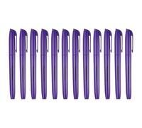 PATIKIL Purple Highlighter, 12 Pack High Lighters No Bleeds Highliters Pens Neon Clear View Bright Quick Dry Pocket Marker Pen Sticks Chisel Tip Cute for Books Office Adults Classroom