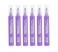 PATIKIL Purple Highlighter, 6 Pcs High Lighters No Bleeds Highliters Pens Neon Cute Highlighters Bulk Clear View Bright Tip Marker for Note Taking Underline Drawing Reading (AHMV7603E)