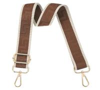 PATIKIL Purse Strap, Adjustable Crossbody Bag Straps Wide Shoulder Strap Universal Replacement Shoulder Bag Belt for Women's Handbags Canvas Satchels Bag Backpack, Light Brown