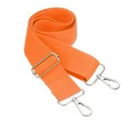 PATIKIL Purse Strap Replacement 1.5 Inch, Adjustable Wide Shoulder Strap Crossbody Bag Strap Belt for Canvas Bag Handbag Guitar, Orange