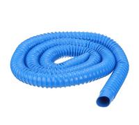PATIKIL PVC Flexible Vacuum Cleaner Hose, 40mm ID 2M Length Dust Collection Hose Use with Dust Collectors for Industrial Woodworking Cleaner, Blue