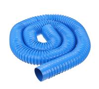 PATIKIL PVC Flexible Vacuum Cleaner Hose, 50mm ID 2M Length Dust Collection Hose Use with Dust Collectors for Industrial Woodworking Cleaner, Blue