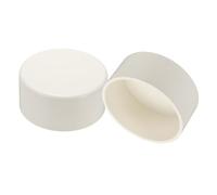 PATIKIL PVC Pipe End Caps, 2 Pack 110mm Diameter Pipe Cover Cap Plug Adapter Socket Fittings for Build DIY Furniture Garden Shelf Water Line, White