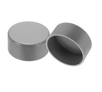 PATIKIL PVC Pipe End Caps, 2 Pack 110mm Diameter Pipe Cover Cap Plug Adapter Socket Fittings for Build DIY Furniture Garden Shelf Water Line, Grey