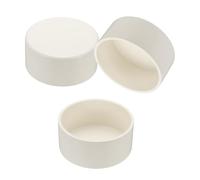 PATIKIL PVC Pipe End Caps, 3 Pack 110mm Diameter Pipe Cover Cap Plug Adapter Socket Fittings for Build DIY Furniture Garden Shelf Water Line, White