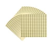 PATIKIL QC Passed Stickers 0.5x0.35, 2700 Pcs Inventory Quality Control Tester Stickers Warehouse Management Organization Pass Approval Labels for Inspection, Gold (15 Sheet)