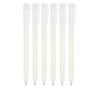 PATIKIL Quick Dry Glue Pen, Green Ballpoint Roller Glue Fine Tip Pens Scrapbook Supplies for Crafting Scrapbook with Cap, 6 Pcs