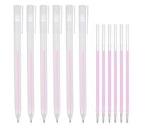 PATIKIL Quick Dry Glue Pen, Purple Ballpoint Roller Glue Fine Tip Pens Scrapbook Supplies for Crafting Scrapbook with Cap Refill, 6 Pcs