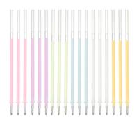 PATIKIL Quick Dry Glue Pen Refill, White,Purple,Pink,Green,Blue,Orange Ballpoint Roller Glue Fine Tip Pens Scrapbook Supplies for Crafting Scrapbook, 18 Pcs