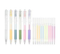 PATIKIL Quick Dry Glue Pen, White,Purple,Pink,Green,Blue,Orange Ballpoint Roller Glue Fine Tip Pens Scrapbook Supplies for Crafting Scrapbook with Extra Refill, 6 Pcs