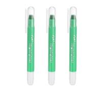 PATIKIL Quick Dry Liner Highlighters, 3 PCS Twistable Fluorescent Solid Highlighter Markers for Home Office Supplies Paperwork Writing Painting Organizing Coloring, Green