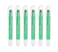PATIKIL Quick Dry Liner Highlighters, 6 PCS Twistable Fluorescent Solid Highlighter Markers for Home Office Supplies Paperwork Writing Painting Organizing Coloring, Green
