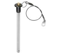 PATIKIL Quick Release Pin 5/16" x 3.94", Ball Locking Pin 304 Stainless Steel Quick Release Fastening Safety Locating Pins with Push Button 25 cm Lanyard Cable (8 x 100mm)