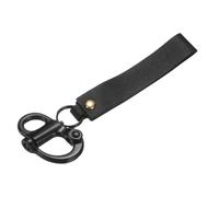 PATIKIL Quick Release Shackle 52mm, 2Pcs 316 Stainless Steel Fixed Bail Snap Shackle Boat Sail Connector for Outdoor Camping Nautical Ships Industrial Hoisting Pet Chain, Black
