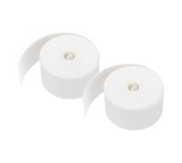 PATIKIL Racket Head Protection Tape 1-3/8" x 16.4', 2 Pack Tennis Racket Tape PU Racket Head Frame Guard Sticker for Tennis Rackets Pickleball Paddles, White