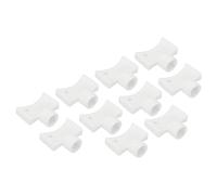 PATIKIL Radiator Valve Keys, 10 Pack Plastic Square Socket Hole Vent Air Valve Key Wrench Plumbing Bleeder Tool for Radiator Heater and Faucet, White