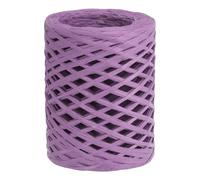 PATIKIL Raffia Ribbon 100 Yard, 1 Roll Natural Packing Paper Twine String for Crochet Box Wrapping Craft Holiday Decor, Purple