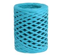 PATIKIL Raffia Ribbon 100 Yard, 1 Roll Natural Packing Paper Twine String for Crochet Box Wrapping Craft Holiday Decor, Sky Blue