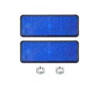 PATIKIL Rectangle Rear Reflectors, Safety Reflective Warning Reflector Plastic Universal Motorcycle Reflector with M5 Screw Mount for Car Motorcycle Trailer Bike Bicycles