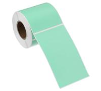 PATIKIL Rectangular Color Coding Labels 127x76mm, 250 Pcs Rectangle Colored Labels Sticker Moving Stickers Label Tags for Inventory Office Home Packing Box, Light Green