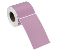 PATIKIL Rectangular Color Coding Labels 127x76mm, 250 Pcs Rectangle Colored Labels Sticker Moving Stickers Label Tags for Inventory Office Home Packing Box, Purple Pink