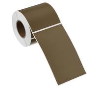 PATIKIL Rectangular Color Coding Labels 127x76mm, 250 Pcs Rectangle Colored Labels Sticker Moving Stickers Label Tags for Inventory Office Home Packing Box, Tan