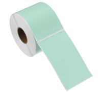 PATIKIL Rectangular Color Coding Labels 127x76mm, 500 Pcs Rectangle Colored Labels Sticker Moving Stickers Label Tags for Inventory Office Home Packing Box, Lake Green